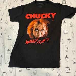 Chucky wanna play black graphic